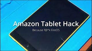 Hacking an Amazon Fire Tablet to give it new life (LineageOS Android)