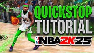 HOW TO DO THE 2K20 QUICKSTOP ON ANY BUILD OR AT ANY MOMENT ON NBA 2K25 THIS MIGHT SAVE US GUARDS.