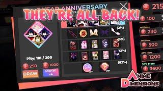 I spent 25,000 Raid Tokens in the new anniversary event!! Anime Dimensions