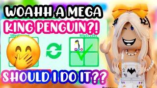 WOAH A PREPPY MEGA KING PENGUIN?!SHOULD I DO IT?? #adoptmeroblox #preppyadoptme #preppyroblox