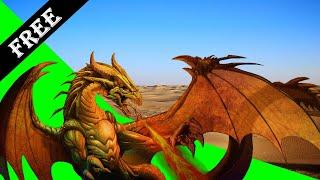 Dragon Fire Effect | Copyright Free Videos | Green Screen Production