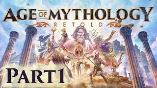 Let's play Age of Mythology: Retold | Part 1 Gameplay Walkthrough