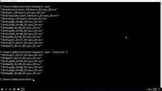 Dsquery User - Finds users have been inactive in domain