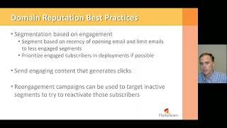 Email Hygiene and Deliverability Webinar 5: Best Practices