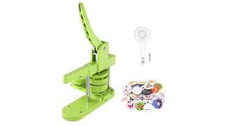 BEAMNOVA 58mm Plastic Button Maker Machine Sliding Round Pin Badge Maker Kit, 2.28 in (2-1/4 Inch)