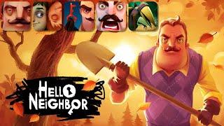 All Hello Neighbor Mobile Games - Gameplay Walkthrough - Full Games & Endings (iOS, Android)