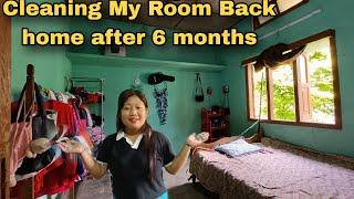 My Village Room Tour | Back home after 6 months | Room ko Aj pura Clean Kar Diya| Ab dil Shanti |
