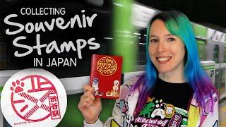  Collecting SOUVENIR STAMPS in Japan  (Train Station / Eki Stamps )