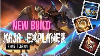 KEKUATAN KAJA EXPLANER TERBARU!!SET BUILD DAN EMBLEM - Mobile Legends