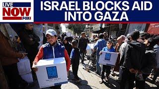 White House backs Israel halting aid to Gaza | LiveNOW from FOX