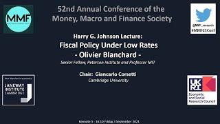 52nd Annual Money, Macro & Finance Society Conference: Keynote 5 - Olivier Blanchard