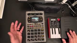 Roland SP404 Mkii Looper Mode, Pattern, and Resample options to record in….update made it easier!