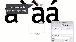 Auto layers: automatic, live composite glyphs in FontLab VI