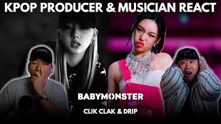 Musicians react & analyze  BABYMONSTER - CLIK CLAK & DRIP