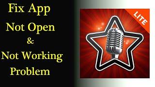 How to Fix Starmaker Lite Game App Not Working Issue | "Starmaker Lite" Not Open Problem in Android