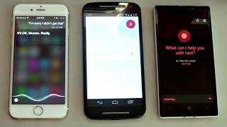 Cortana vs Siri vs Google Now - Battle of the Virtual Assistants!