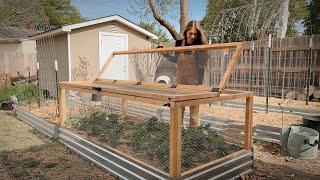 How To Build A Hinged MULTI-USE Garden Bed Cover!