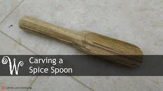 Carving a Spice Spoon