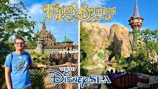 Fantasy Springs Is AMAZING! Tokyo DisneySea NEW Area Tour & Ride POV's!