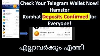 Check Your Telegram Wallet Now! Hamster Kombat Deposits Confirmed for Everyone!