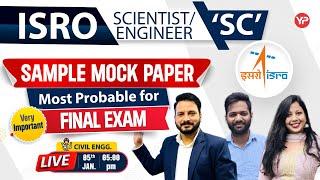 Most probable questions Civil ISRO Scientist/Engineer SC written exam | Check your preparation level