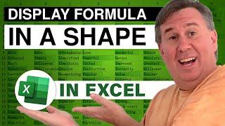 Excel Charts 11 - Shape Formula - Episode 1211.411