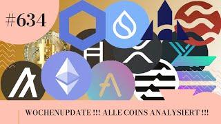 SOL BTC UVM. WOCHENUPDATE !!! ALLE COINS ANALYSIERT !!!