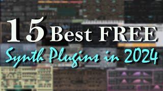 15 Best FREE Synth Plugins in 2024