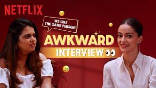 Ananya Panday’s MOST AWKWARD Interview With @aishmrj  | Dream Girl 2 | Netflix India