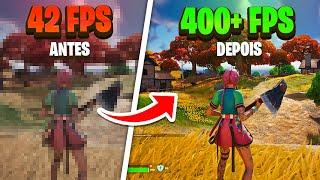 COMO AUMENTAR O FPS DO FORTNITE EM 2023! (MELHOR CONFIGURAÇÃO FORTNITE PC)