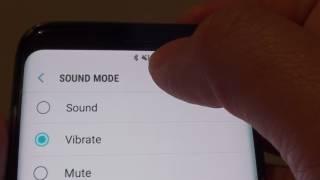 Samsung Galaxy S8: How to Change Sound Mode to Sound / Vibrate / Mute