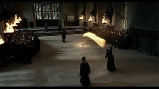 Хари Потър и Даровете на Смъртта, Минерва Макгонагъл vs Сивиръс Снейп