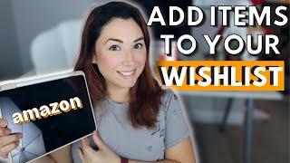 how to add items to your amazon wishlist from your ipad