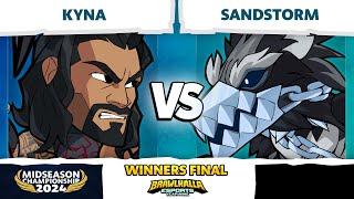 Kyna vs Sandstorm - Winners Final - Brawlhalla Midseason Championship 2024 - LAN 1v1