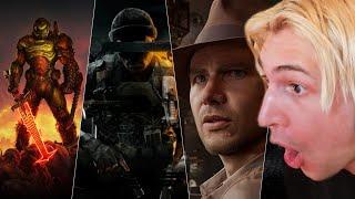 xQc Reacts to Xbox Games Showcase 2024 | Black Ops 6, Doom, Dragon Age, Fallout 76 + MORE
