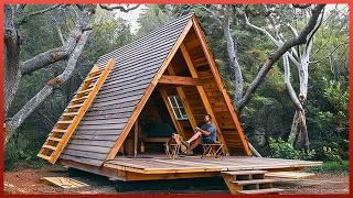 Mann Baut Holzhütte im Tiefen Wald von ALASKA | by @norsetoalaska