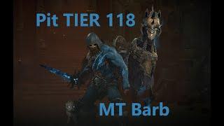 Diablo 4 Season 6 - Pit 118 Barb MT