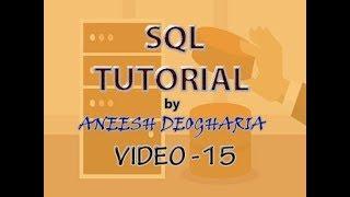 SQL Tutorial Series|| Video 15- Aggregate Functions