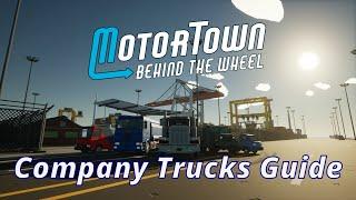 Motor Town: Quick Guide for Company Trucks