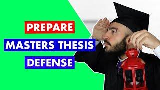 How To Prepare For Your Master's Thesis Defense | Top 7 Tips For Master's Thesis Defense