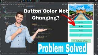 Button Color Change Problem 2023।।Color Not Changing in Android Studio।।Android Girafe।।CodeWithJony