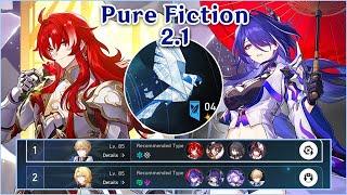 【Honkai: Star Rail】NEW Pure Fiction Deceitful Chaos 2.1.1 | Stage 4 | 80K Points ⭐