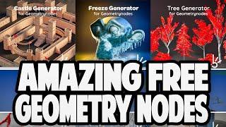 AMAZING Free Blender Geometry Nodes!