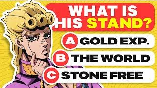 Guess The Stand By The Character  JJBA Quiz