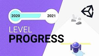 Level progress bar in Unity