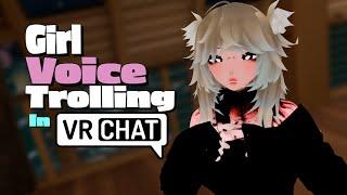 "THAT'S A MAN?" | Girl Voice Trolling in VrChat