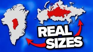 Real Country Sizes (the map is lying to us)