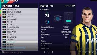 Pes 2021 kış transferleri 2024 Ps4 ps5 pes 2021 winter transfer Link açıklamalarda