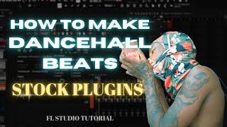 Making A Dark Trap Dancehall Beat Using Only Stock Plugins! | FL Studio Tutorial 2024