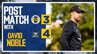 POST MATCH | David Noble | St Albans City vs Salisbury | 5th October 2024